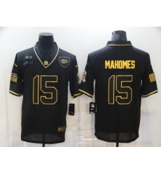 Nike Kansas City Chiefs 15 Patrick Mahomes Black Gold 2020 Salute To Service Limited Jersey Nike Kansas City Chiefs 15 Patrick Mahomes Black Gold 2020 Salute To Service Limited Jersey