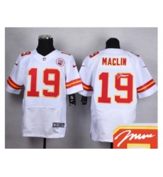 Nike Kansas City Chiefs 19 Jeremy Maclin white Elite Signature NFL Jersey Nike Kansas City Chiefs 19 Jeremy Maclin white Elite Signature NFL Jersey
