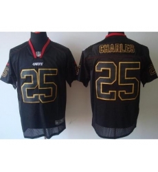 Nike Kansas City Chiefs 25 Jamaal Charles Black Elite Light Out NFL Jersey