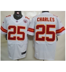 Nike Kansas City Chiefs 25 Jamaal Charles White Elite NFL Jersey Nike Kansas City Chiefs 25 Jamaal Charles White Elite NFL Jersey