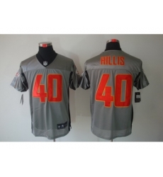 Nike Kansas City Chiefs 40 Peyton Hillis Grey Elite Shadow NFL Jersey Nike Kansas City Chiefs 40 Peyton Hillis Grey Elite Shadow NFL Jersey