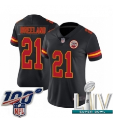 2020 Super Bowl LIV Women Kansas City Chiefs #21 Bashaud Breeland Limited Black Rush Vapor Untouchable Football Jersey 2020 Super Bowl LIV Women Kansas City Chiefs #21 Bashaud Breeland Limited Black Rush Vapor Untouchable Football Jersey