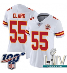 2020 Super Bowl LIV Women Kansas City Chiefs #55 Frank Clark White Vapor Untouchable Limited Player Football Jersey 2020 Super Bowl LIV Women Kansas City Chiefs #55 Frank Clark White Vapor Untouchable Limited Player Football Jersey