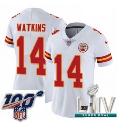 2020 Super Bowl LIV Women Nike Kansas City Chiefs #14 Sammy Watkins White Vapor Untouchable Limited Player NFL Jersey 2020 Super Bowl LIV Women Nike Kansas City Chiefs #14 Sammy Watkins White Vapor Untouchable Limited Player NFL Jersey