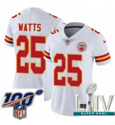 2020 Super Bowl LIV Women Nike Kansas City Chiefs #25 Armani Watts White Vapor Untouchable Limited Player NFL Jersey 2020 Super Bowl LIV Women Nike Kansas City Chiefs #25 Armani Watts White Vapor Untouchable Limited Player NFL Jersey