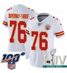 2020 Super Bowl LIV Women Nike Kansas City Chiefs #76 Laurent Duvernay-Tardif White Vapor Untouchable Limited Player NFL Jersey 2020 Super Bowl LIV Women Nike Kansas City Chiefs #76 Laurent Duvernay-Tardif White Vapor Untouchable Limited Player NFL Jersey