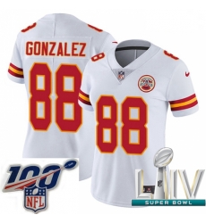 2020 Super Bowl LIV Women Nike Kansas City Chiefs #88 Tony Gonzalez White Vapor Untouchable Limited Player NFL Jersey 2020 Super Bowl LIV Women Nike Kansas City Chiefs #88 Tony Gonzalez White Vapor Untouchable Limited Player NFL Jersey