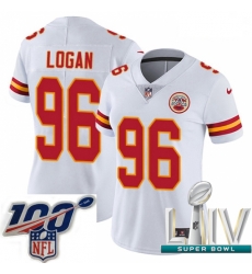 2020 Super Bowl LIV Women Nike Kansas City Chiefs #96 Bennie Logan White Vapor Untouchable Limited Player NFL Jersey 2020 Super Bowl LIV Women Nike Kansas City Chiefs #96 Bennie Logan White Vapor Untouchable Limited Player NFL Jersey