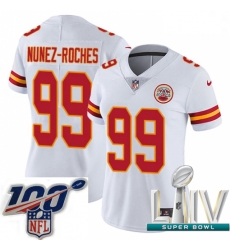 2020 Super Bowl LIV Women Nike Kansas City Chiefs #99 Rakeem Nunez-Roches White Vapor Untouchable Limited Player NFL Jersey 2020 Super Bowl LIV Women Nike Kansas City Chiefs #99 Rakeem Nunez-Roches White Vapor Untouchable Limited Player NFL Jersey