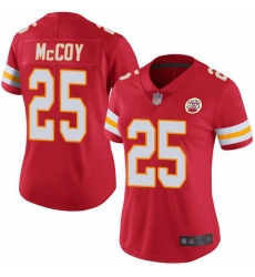 Chiefs #25 LeSean McCoy Red Team Color Women Stitched Football Vapor Untouchable Limited Jersey Chiefs #25 LeSean McCoy Red Team Color Women Stitched Football Vapor Untouchable Limited Jersey