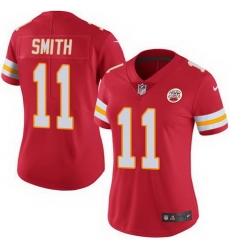 Nike Chiefs #11 Alex Smith Red Womens Stitched NFL Limited Rush Jersey Nike Chiefs #11 Alex Smith Red Womens Stitched NFL Limited Rush Jersey