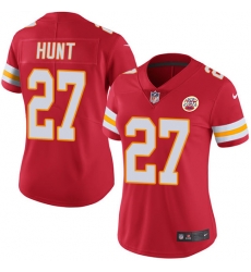 Nike Chiefs #27 Kareem Hunt Red Team Color Womens Stitched NFL Vapor Untouchable Limited Jersey Nike Chiefs #27 Kareem Hunt Red Team Color Womens Stitched NFL Vapor Untouchable Limited Jersey