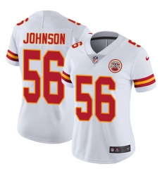 Nike Chiefs #56 Derrick Johnson White Womens Stitched NFL Vapor Untouchable Limited Jersey Nike Chiefs #56 Derrick Johnson White Womens Stitched NFL Vapor Untouchable Limited Jersey