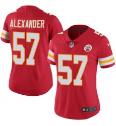 Nike Chiefs #57 D J Alexander Red Team Color Womens Stitched NFL Vapor Untouchable Limited Jersey Nike Chiefs #57 D J Alexander Red Team Color Womens Stitched NFL Vapor Untouchable Limited Jersey
