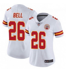 Women Kansas City Chiefs 26 Le'Veon Bell White Color Vapor Untouchable Limited Jersey Women Kansas City Chiefs 26 Le'Veon Bell White Color Vapor Untouchable Limited Jersey