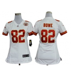 Women Nike Kansas City Chiefs 82# Dwayne Bowe White Nike NFL Jerseys Women Nike Kansas City Chiefs 82# Dwayne Bowe White Nike NFL Jerseys