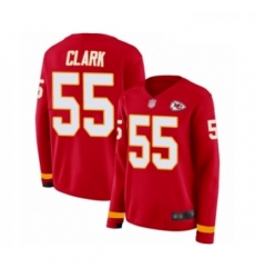 Womens Kansas City Chiefs 55 Frank Clark Limited Red Therma Long Sleeve Football Jersey Womens Kansas City Chiefs 55 Frank Clark Limited Red Therma Long Sleeve Football Jersey