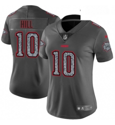Womens Nike Kansas City Chiefs 10 Tyreek Hill Gray Static Vapor Untouchable Limited NFL Jersey Womens Nike Kansas City Chiefs 10 Tyreek Hill Gray Static Vapor Untouchable Limited NFL Jersey