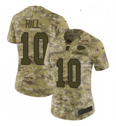 Womens Nike Kansas City Chiefs 10 Tyreek Hill Limited Camo 2018 Salute to Service NFL Jersey Womens Nike Kansas City Chiefs 10 Tyreek Hill Limited Camo 2018 Salute to Service NFL Jersey