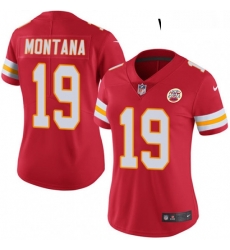 Womens Nike Kansas City Chiefs 19 Joe Montana Red Team Color Vapor Untouchable Limited Player NFL Jersey Womens Nike Kansas City Chiefs 19 Joe Montana Red Team Color Vapor Untouchable Limited Player NFL Jersey