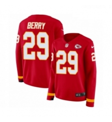 Womens Nike Kansas City Chiefs 29 Eric Berry Limited Red Therma Long Sleeve NFL Jersey Womens Nike Kansas City Chiefs 29 Eric Berry Limited Red Therma Long Sleeve NFL Jersey