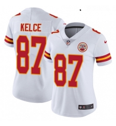 Womens Nike Kansas City Chiefs 87 Travis Kelce White Vapor Untouchable Limited Player NFL Jersey Womens Nike Kansas City Chiefs 87 Travis Kelce White Vapor Untouchable Limited Player NFL Jersey