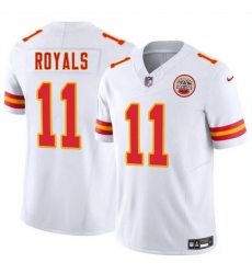 Youth Kansas City Chiefs 11 Jalen Royals White 2025 Draft F U S E Vapor Untouchable Limited Stitched Football Jersey Youth Kansas City Chiefs 11 Jalen Royals White 2025 Draft F U S E Vapor Untouchable Limited Stitched Football Jersey