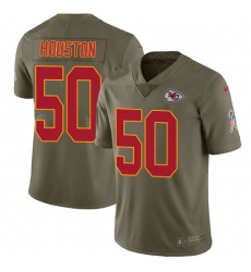 Youth Nike Chiefs #50 Justin Houston Olive Stitched NFL Limited 2017 Salute to Service Jersey Youth Nike Chiefs #50 Justin Houston Olive Stitched NFL Limited 2017 Salute to Service Jersey