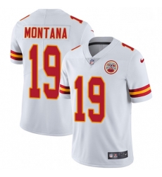Youth Nike Kansas City Chiefs 19 Joe Montana White Vapor Untouchable Limited Player NFL Jersey Youth Nike Kansas City Chiefs 19 Joe Montana White Vapor Untouchable Limited Player NFL Jersey
