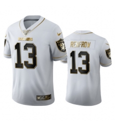 Las Vegas Raiders 13 Hunter Renfrow Men Nike White Golden Edition Vapor Limited NFL 100 Jersey Las Vegas Raiders 13 Hunter Renfrow Men Nike White Golden Edition Vapor Limited NFL 100 Jersey