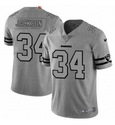 Las Vegas Raiders 34 Bo Jackson Men Nike Gray Gridiron II Vapor Untouchable Limited NFL Jersey Las Vegas Raiders 34 Bo Jackson Men Nike Gray Gridiron II Vapor Untouchable Limited NFL Jersey