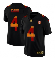 Las Vegas Raiders 4 Derek Carr Men Black Nike Red Orange Stripe Vapor Limited NFL Jersey Las Vegas Raiders 4 Derek Carr Men Black Nike Red Orange Stripe Vapor Limited NFL Jersey
