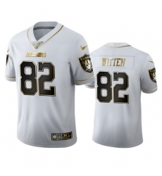 Las Vegas Raiders 82 Jason Witten Men Nike White Golden Edition Vapor Limited NFL 100 Jersey Las Vegas Raiders 82 Jason Witten Men Nike White Golden Edition Vapor Limited NFL 100 Jersey