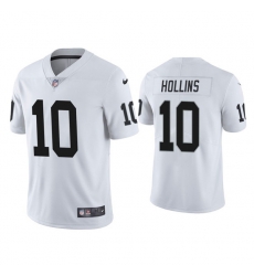 Men Las Vegas Raiders 10 Mack Hollins White Vapor Untouchable Limited Stitched Jersey Men Las Vegas Raiders 10 Mack Hollins White Vapor Untouchable Limited Stitched Jersey