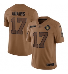 Men Las Vegas Raiders 17 Davante Adams 2023 Brown Salute To Service Limited Stitched Football Jersey Men Las Vegas Raiders 17 Davante Adams 2023 Brown Salute To Service Limited Stitched Football Jersey