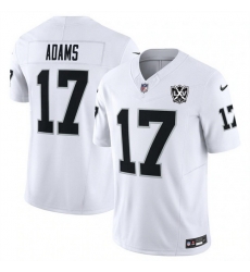 Men Las Vegas Raiders 17 Davante Adams White 2024 F U S E 65th Anniversary Patch Vapor Stitched Football Jersey Men Las Vegas Raiders 17 Davante Adams White 2024 F U S E 65th Anniversary Patch Vapor Stitched Football Jersey