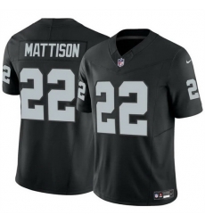 Men Las Vegas Raiders 22 Alexander Mattison Black 2024 F U S E Vapor Stitched Football Jersey Men Las Vegas Raiders 22 Alexander Mattison Black 2024 F U S E Vapor Stitched Football Jersey
