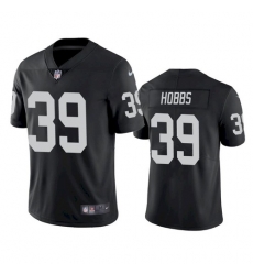 Men Las Vegas Raiders 39 Nate Hobbs Black Vapor Limited Jersey Men Las Vegas Raiders 39 Nate Hobbs Black Vapor Limited Jersey
