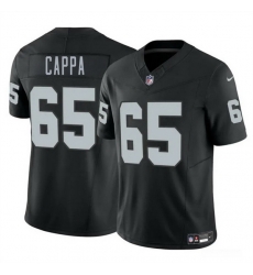 Men Las Vegas Raiders 65 Alex Cappa Black 2025 F U S E  Vapor Stitched Football Jersey