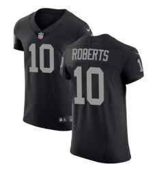 Men Nike Raiders #10 Seth Roberts Black Team Color Stitched NFL Vapor Untouchable Elite Jersey Men Nike Raiders #10 Seth Roberts Black Team Color Stitched NFL Vapor Untouchable Elite Jersey