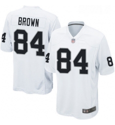 Mens Antonio Brown Game White Road Jersey Oakland Raiders Football 84 Jersey Mens Antonio Brown Game White Road Jersey Oakland Raiders Football 84 Jersey