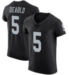 Men's Las Vegas Raiders #5 Divine Deablo Black Vapor Untouchable Limited Stitched Jersey Men's Las Vegas Raiders #5 Divine Deablo Black Vapor Untouchable Limited Stitched Jersey