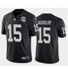 Men's Oakland Raiders Black #15 Nelson Agholor 2020 Inaugural Season Vapor Limited Stitched NFL Jersey Men's Oakland Raiders Black #15 Nelson Agholor 2020 Inaugural Season Vapor Limited Stitched NFL Jersey