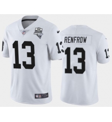 Men's Oakland Raiders White #13 Hunter Renfrow 2020 Inaugural Season Vapor Limited Stitched NFL Jersey Men's Oakland Raiders White #13 Hunter Renfrow 2020 Inaugural Season Vapor Limited Stitched NFL Jersey