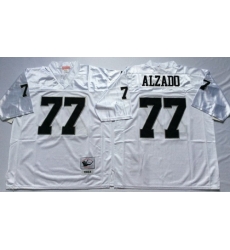 Mitchell And Ness Raiders #77 lyle alzado White Throwback Stitched NFL Jersey Mitchell And Ness Raiders #77 lyle alzado White Throwback Stitched NFL Jersey