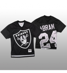 NFL Las Vegas Raiders 24 Johnathan Abram Black Men Mitchell 26 Nell Big Face Fashion Limited NFL Jersey NFL Las Vegas Raiders 24 Johnathan Abram Black Men Mitchell 26 Nell Big Face Fashion Limited NFL Jersey