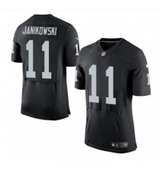 Nike Oakland Raiders #11 Sebastian Janikowski Black Team Color Men 27s Stitched NFL New Elite Jersey Nike Oakland Raiders #11 Sebastian Janikowski Black Team Color Men 27s Stitched NFL New Elite Jersey