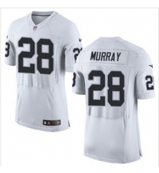 Nike Oakland Raiders #28 Latavius Murray White Mens Stitched NFL Elite Jersey Nike Oakland Raiders #28 Latavius Murray White Mens Stitched NFL Elite Jersey
