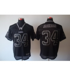 Nike Oakland Raiders 34 Bo.Jackson Black Elite Lights Out NFL Jersey Nike Oakland Raiders 34 Bo.Jackson Black Elite Lights Out NFL Jersey