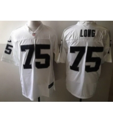 Nike Oakland Raiders 75 Howie Long White Elite NFL Jersey Nike Oakland Raiders 75 Howie Long White Elite NFL Jersey